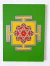 NEW: Green Lakshmi Yantra with Sandal Oil