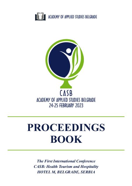 CASB Health Tourism and Hospitality:  Proceeding book of the first conference
