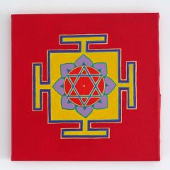 NEW: Red Lakshmi Yantra with Champa Oil
