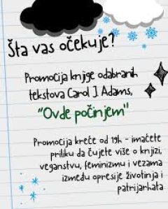 SLEDI: Promocija knjige "Ovde počinjem"